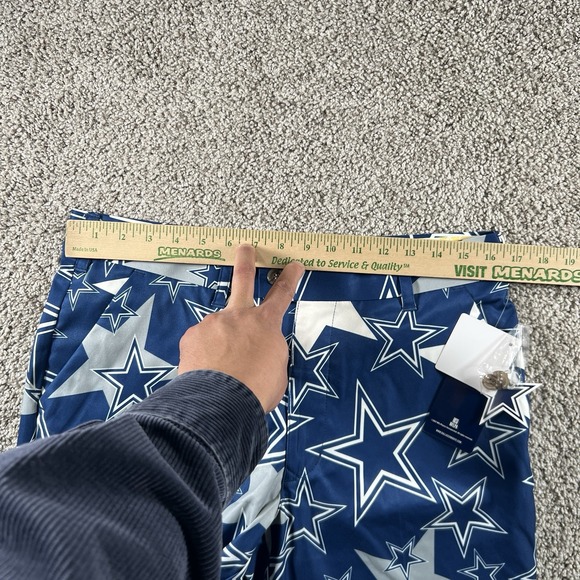 Dallas Cowboys Loudmouth Shorts Mens 32 Football NFL Preppy Team‎ Logo AOP NWT - Picture 5 of 15